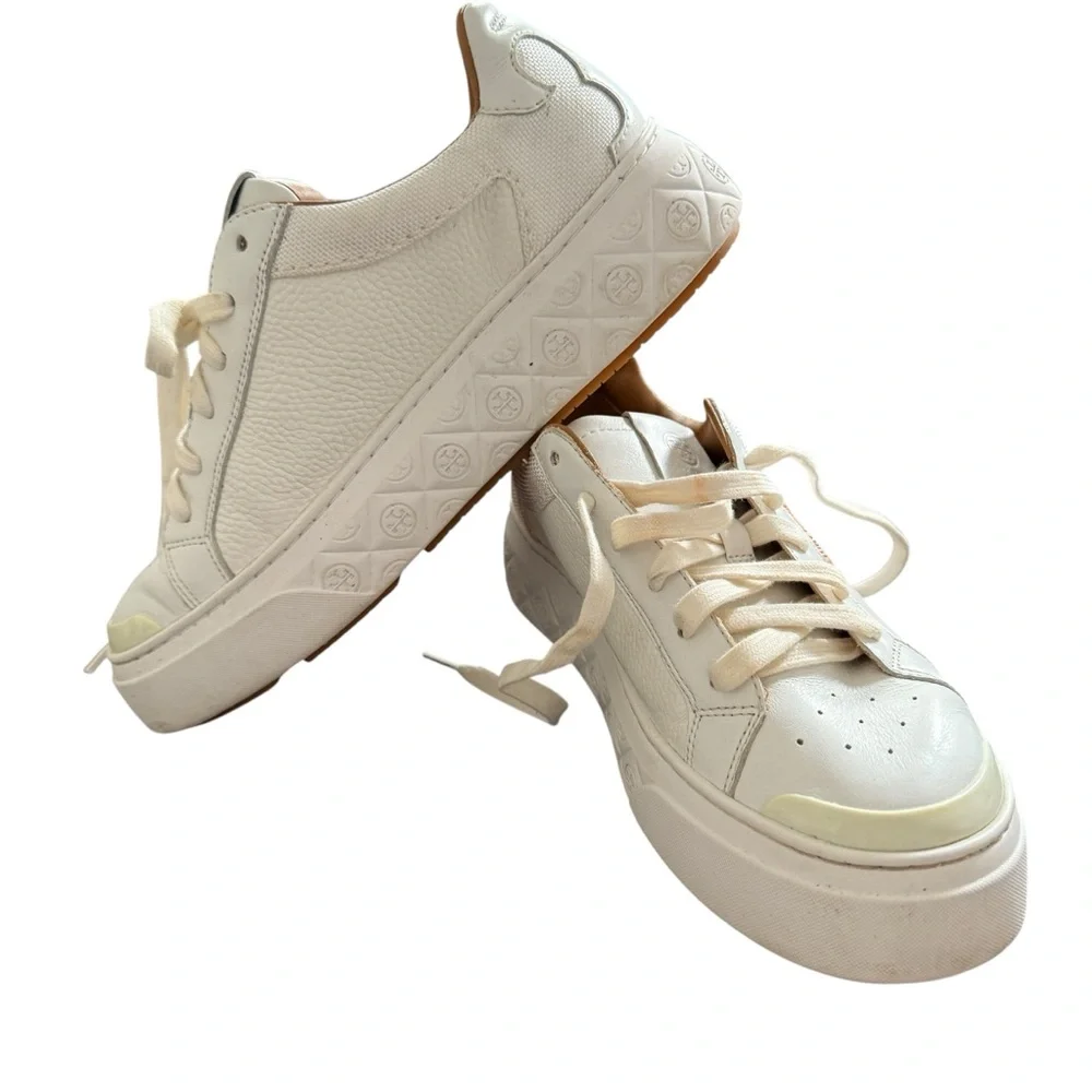 Tory Burch‎ Ladybug sneakers. SZ 7M white